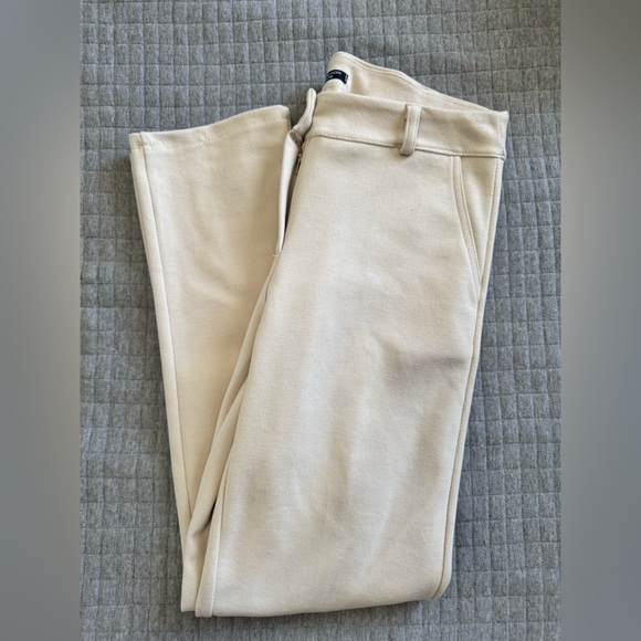 Cream Boot Cut Pants - Picture 1 of 4